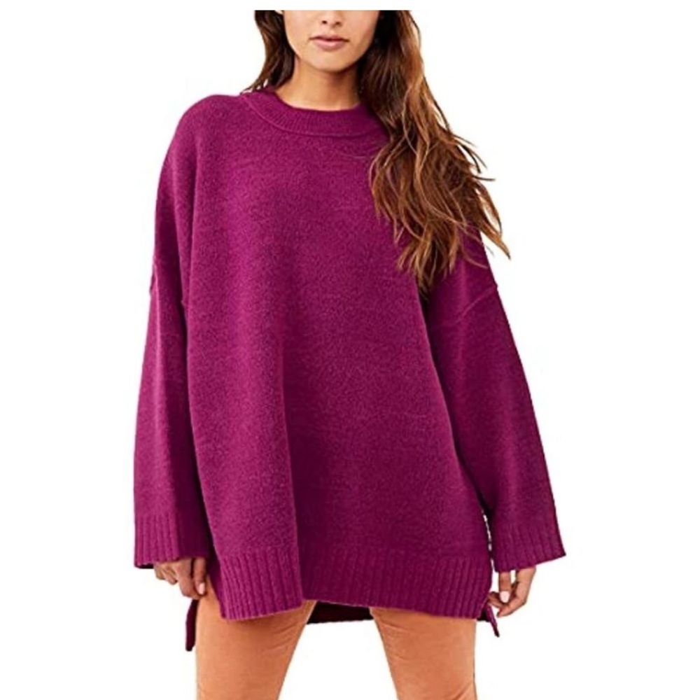 NWT Free People peaches tunic sweater